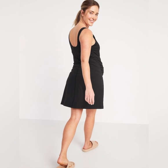 NWT! Black Jack Maternity Sleeveless PowerSoft Mini Skort Dress - Size Small 💜 - Picture 2 of 4